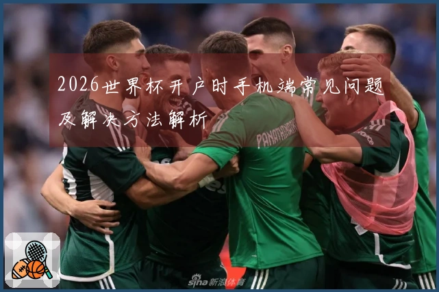 2026世界杯开户时手机端常见问题及解决方法解析