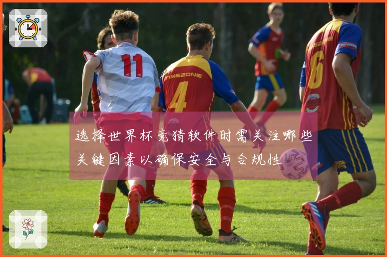 选择世界杯竞猜软件时需关注哪些关键因素以确保安全与合规性